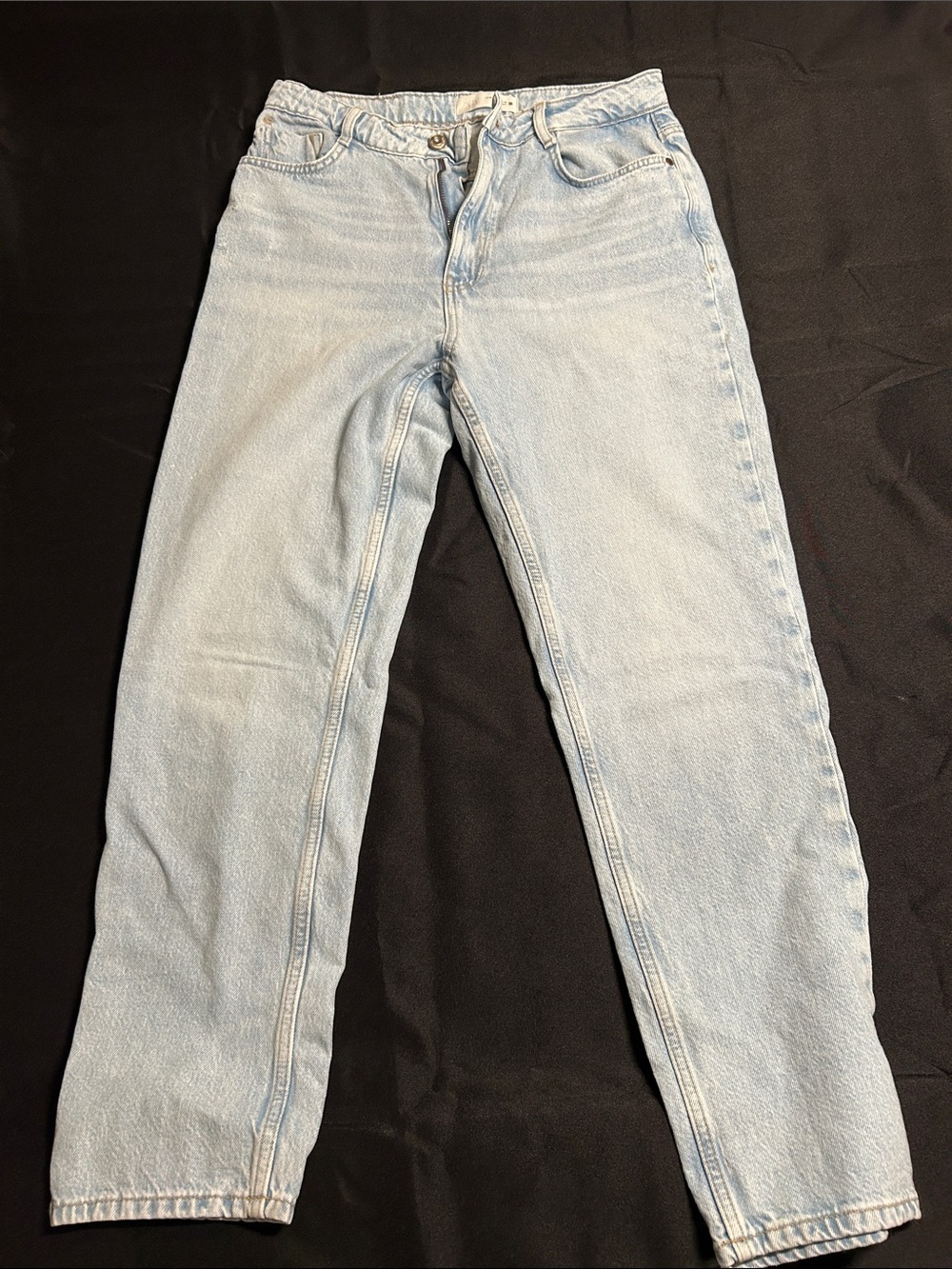 Zara Light Blue Straight Leg Women’s Jeans